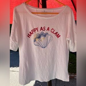 A Talbots linen T-shirt size large